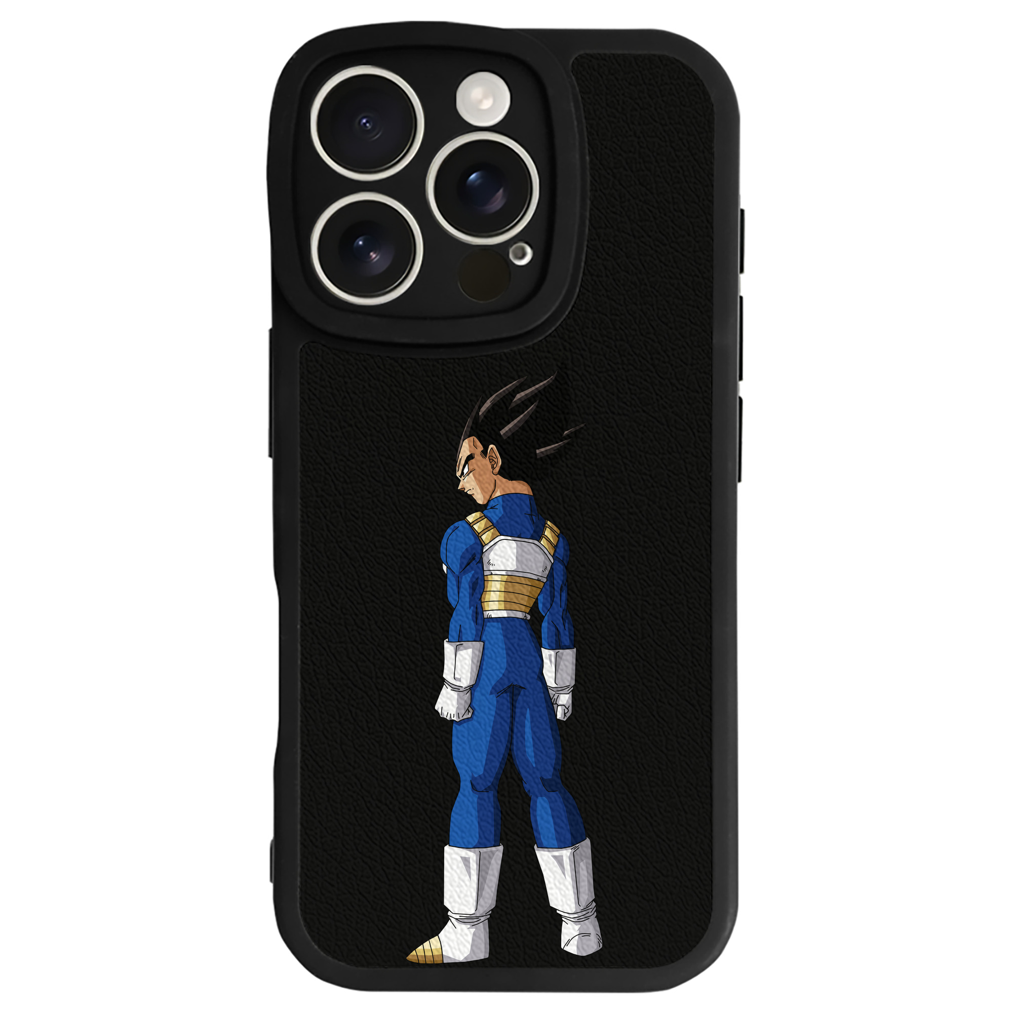 （画像用） ドラゴンボール ベジータ四世（Bejīta Yonsei）DRAGON BALL Vegeta IV 【iPhone 16シリーズ対応】シリコンスマホケース（レザー調） 材質：シリコン